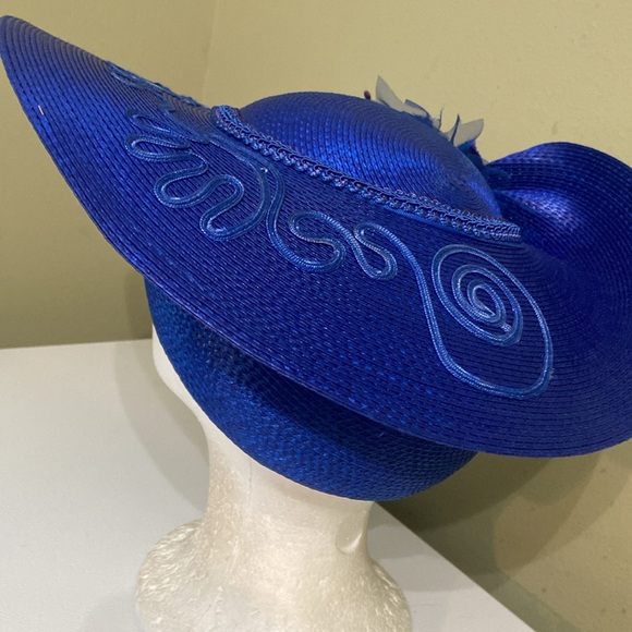 Really Cute Royal Blue Church Dress Hat